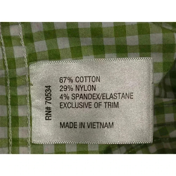 Orvis Mens Shirt Green Long Sleeve Collared Button Plaid Embroidered Logo XL - Picture 10 of 13